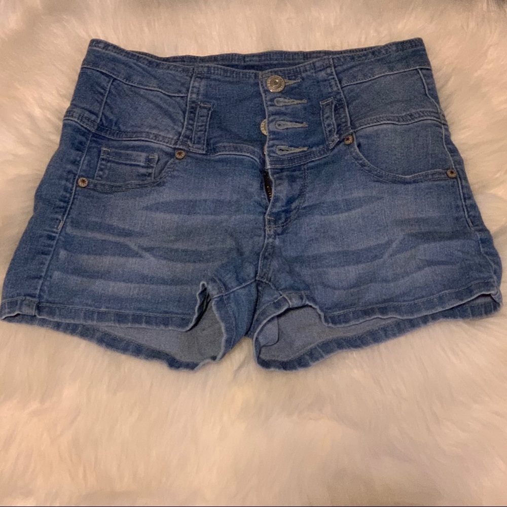 Two high waisted shorts
